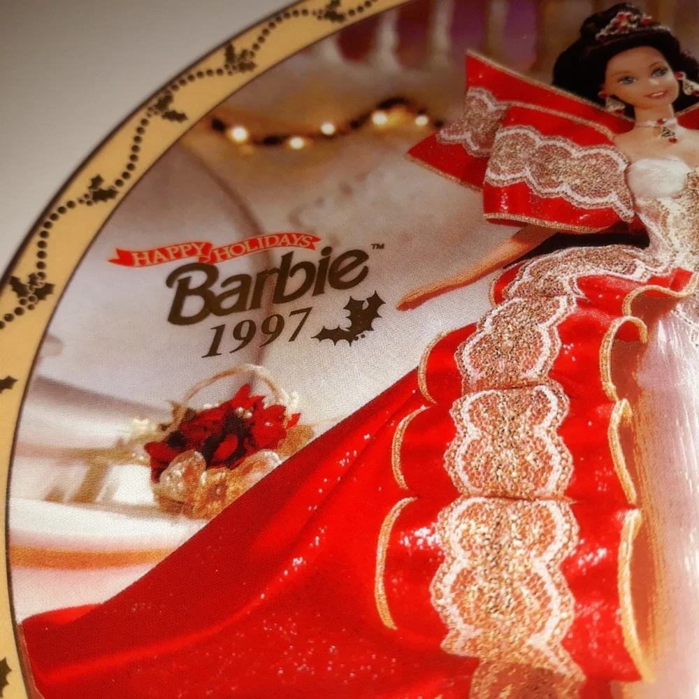 Happy Holidays Barbie 1997 Ltd. Ed. Plate No. 628